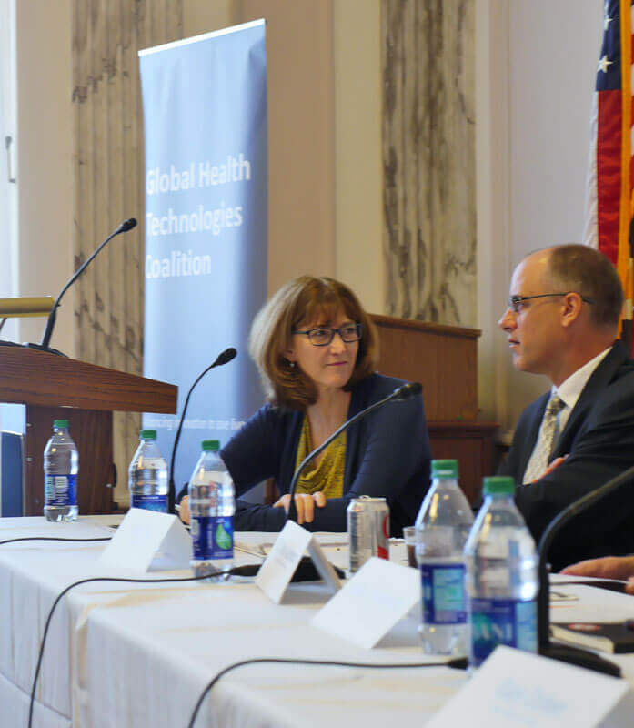 Moderator Lisa Cohen and Tony Pipa.